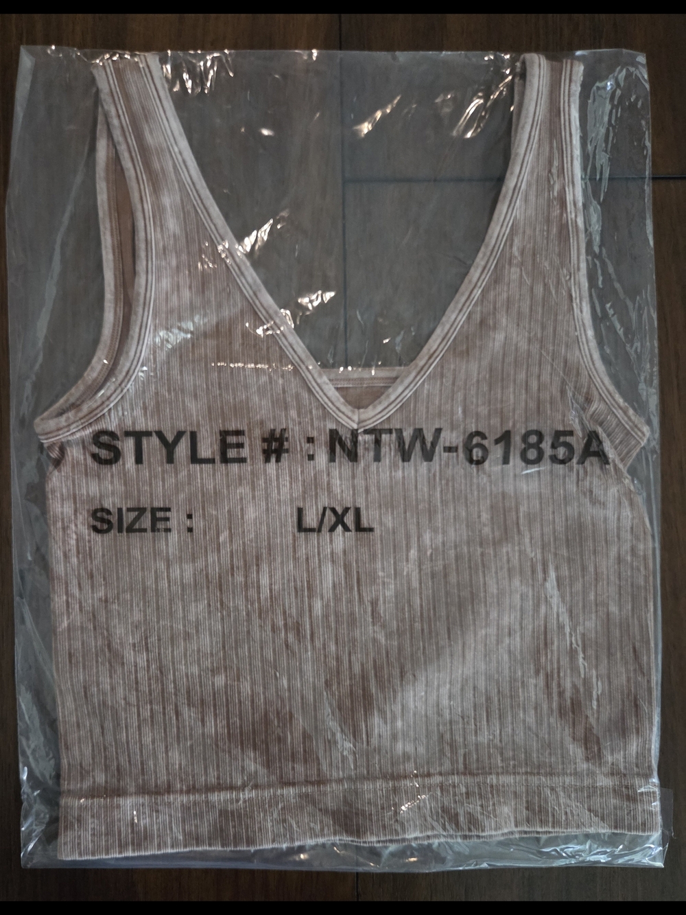 Zenana Two Way Washed Ribbed Tank Top Cropped In Deep Camel-sizes S/M or L/XL
